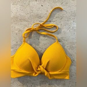 Shade and Shore Gold Bikini Top Size 32B